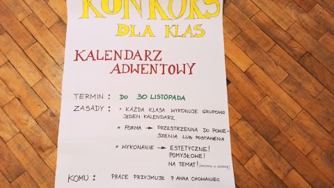 Konkurs KALENDARZ ADWENTOWY
