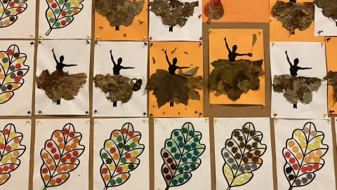 Złota polska jesień w świetlicy